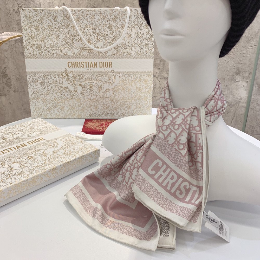 Dior 100% Mulberry Silk 90cm Scarf!  