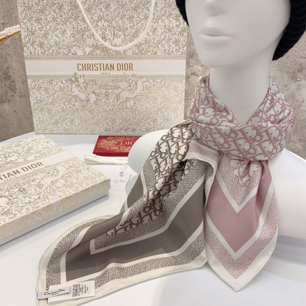 Dior 100% Mulberry Silk 90cm Scarf!  