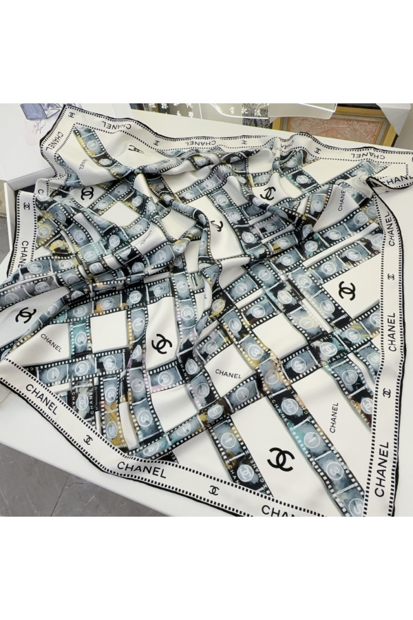 Chanel 100% silk 90cm square scarf!  