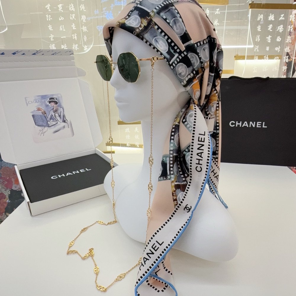 Chanel 100% silk 90cm square scarf!  
