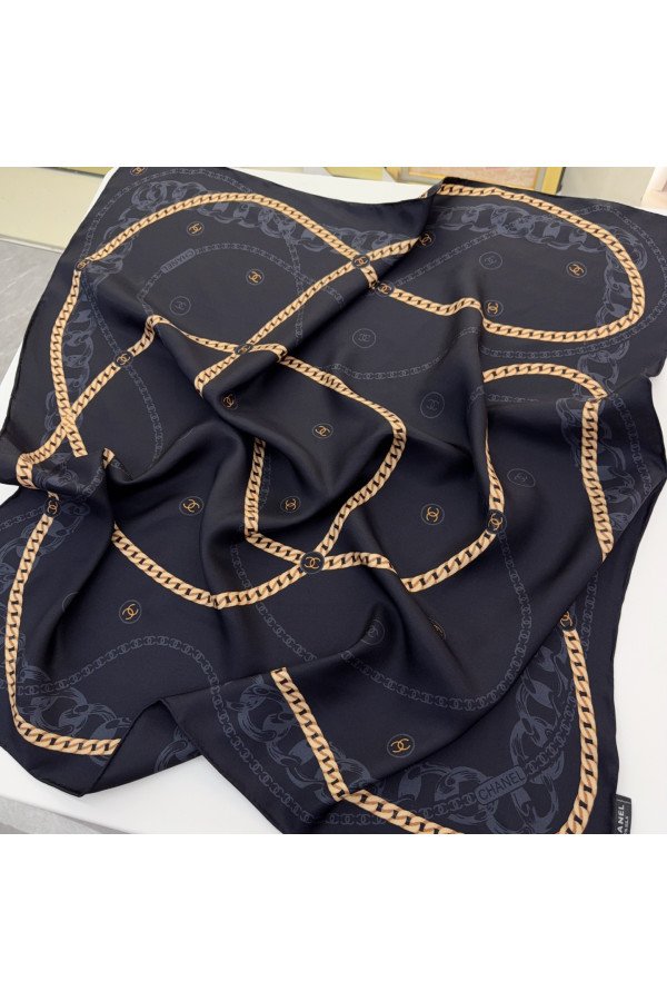 Chanel 100% silk 90cm square scarf!  