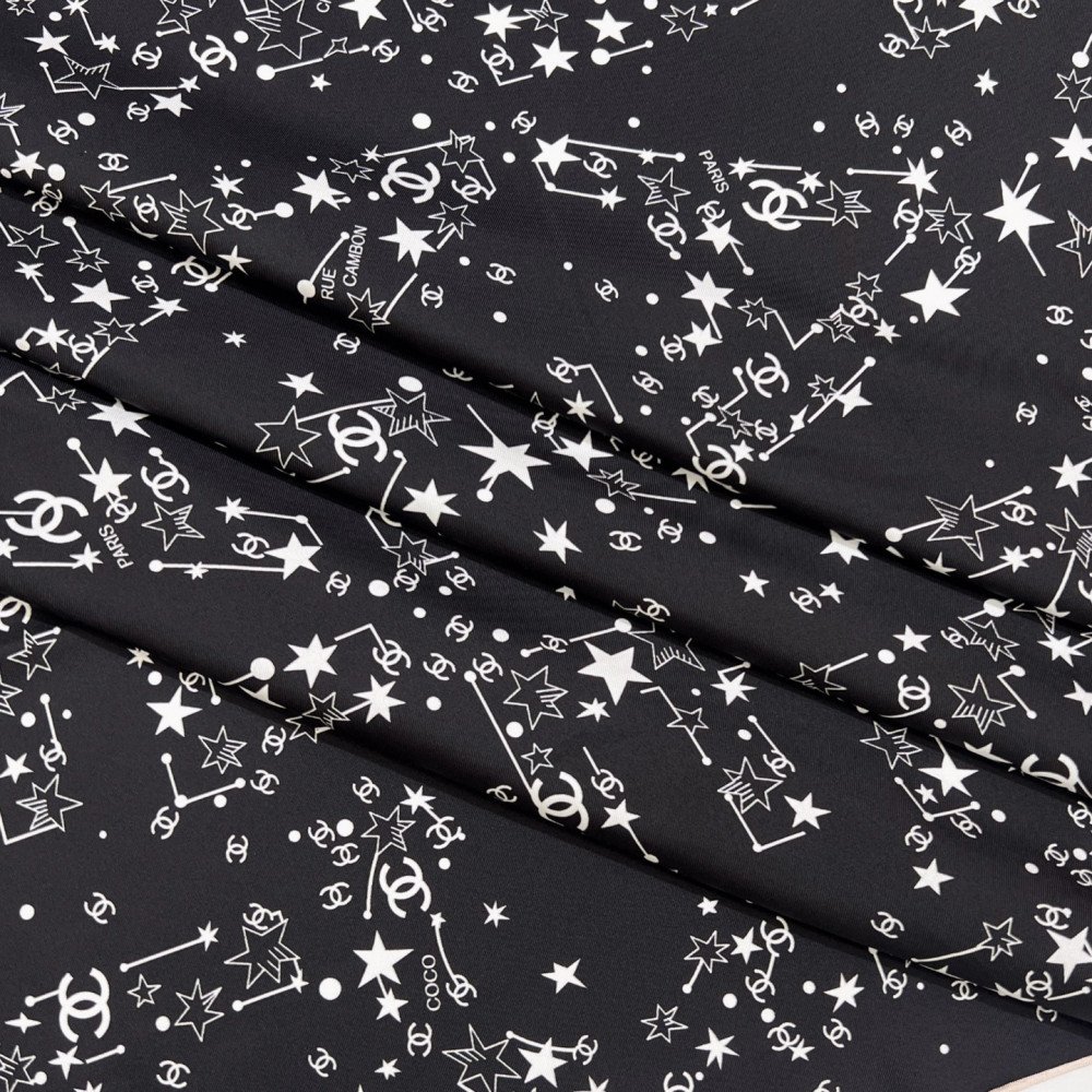 Chanel 100% silk 90cm square scarf!  