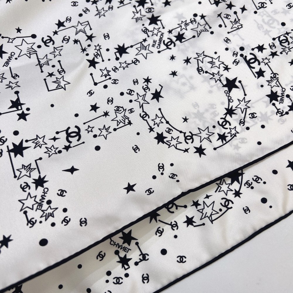 Chanel 100% silk 90cm square scarf!  