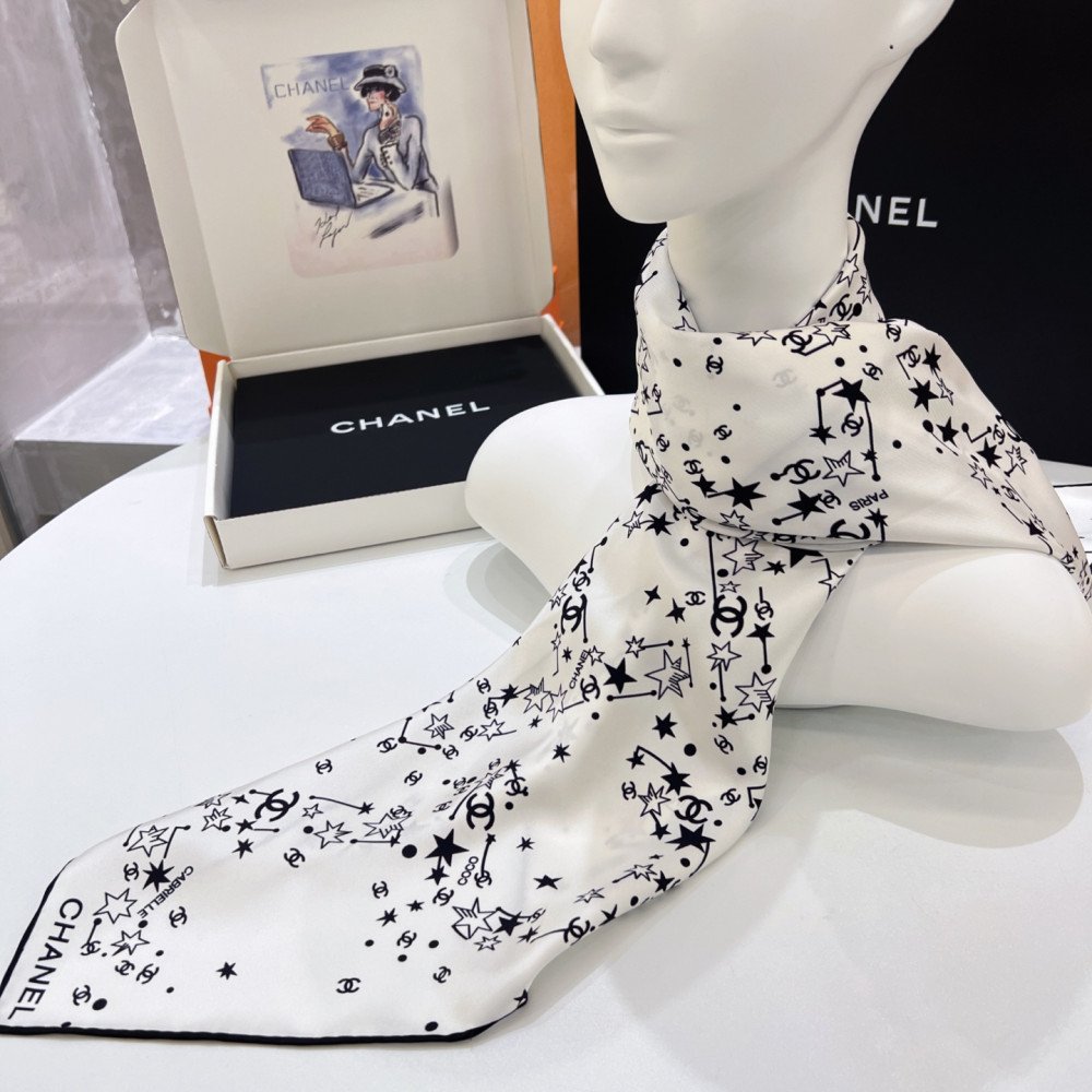 Chanel 100% silk 90cm square scarf!  