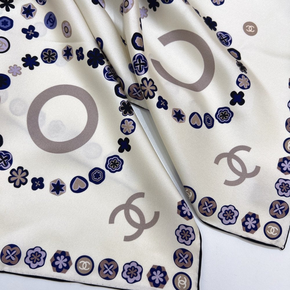 Chanel 100% silk 90cm square scarf!  