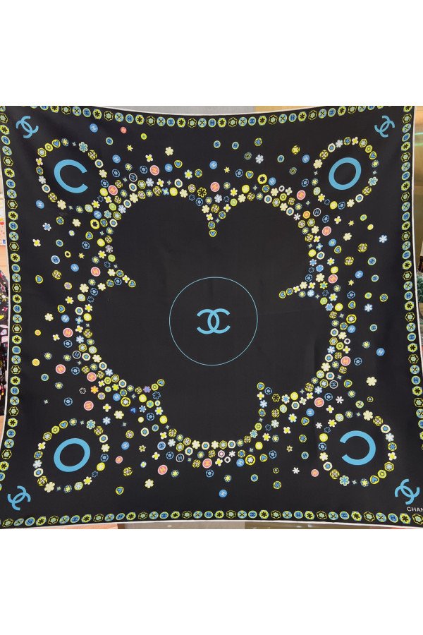 Chanel 100% silk 90cm square scarf!  