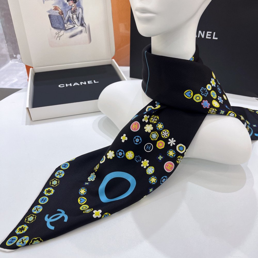 Chanel 100% silk 90cm square scarf! Chanel 100% silk 90cm square scarf!