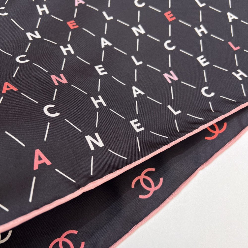 Chanel 100% silk 90cm square scarf!  