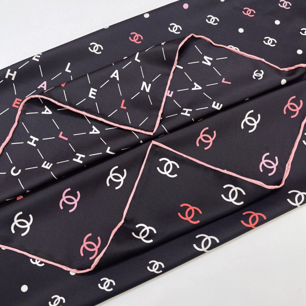 Chanel 100% silk 90cm square scarf!  
