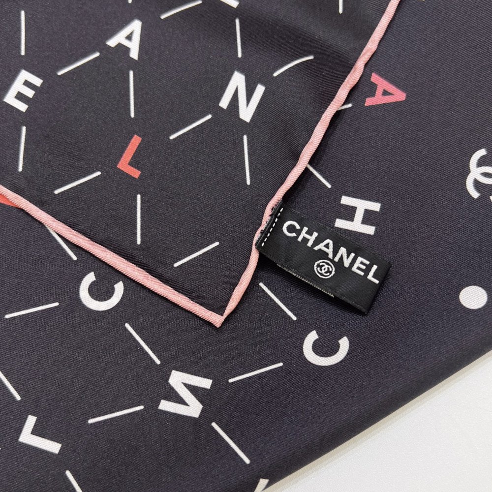 Chanel 100% silk 90cm square scarf!  