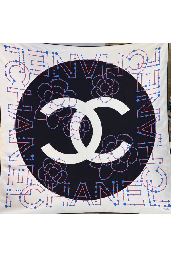 Chanel 100% silk 90cm square scarf!  