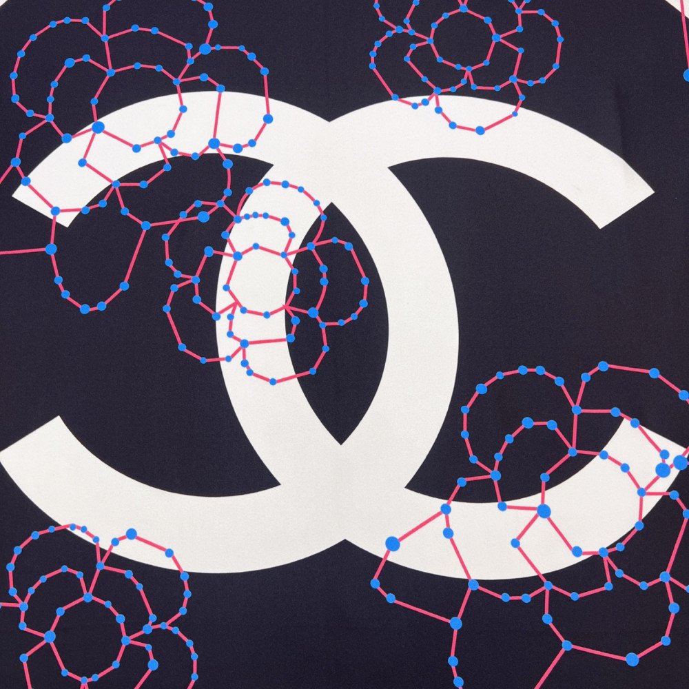 Chanel 100% silk 90cm square scarf!  