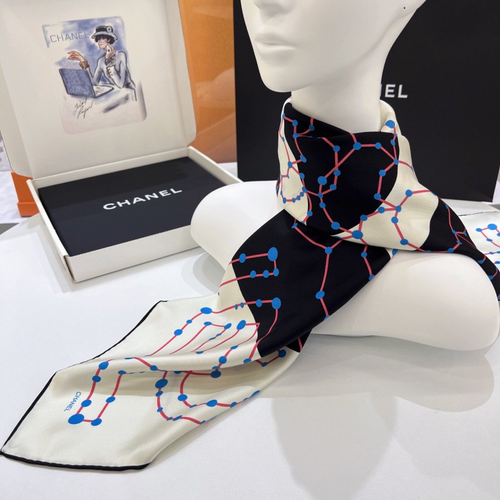 Chanel 100% silk 90cm square scarf!  