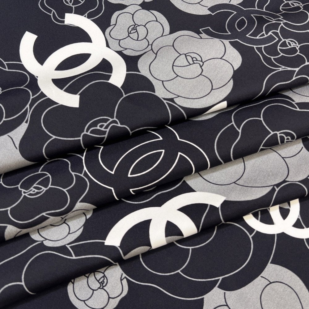 Chanel 100% silk 90cm square scarf!  