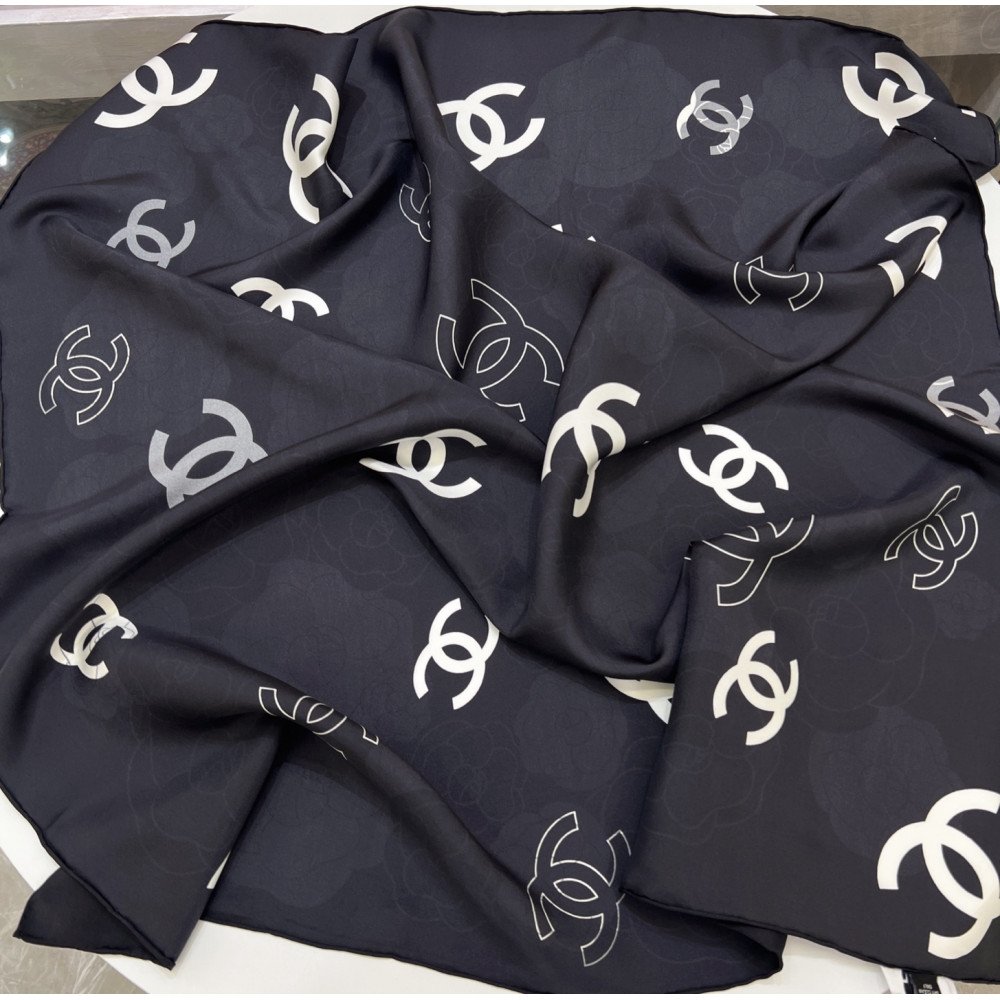 Chanel 100% silk 90cm square scarf!  