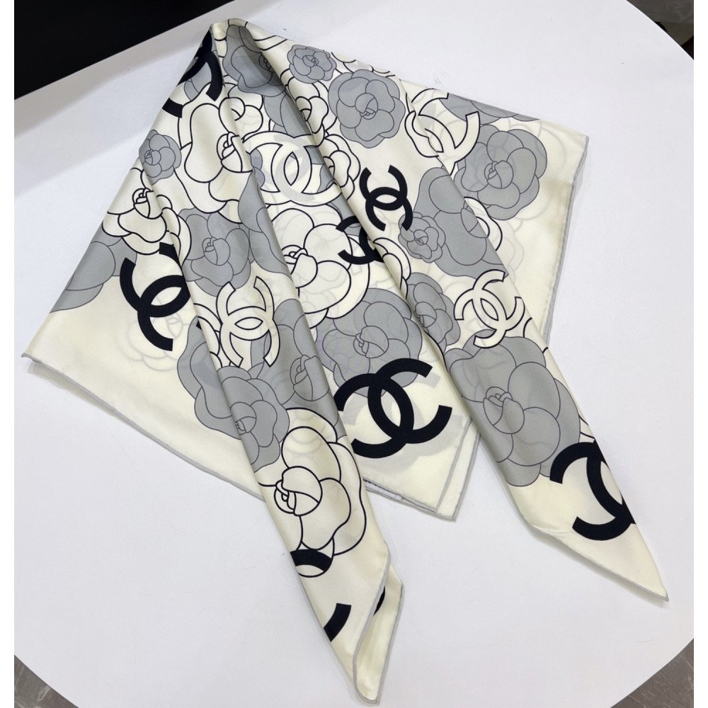 Chanel 100% silk 90cm square scarf!  