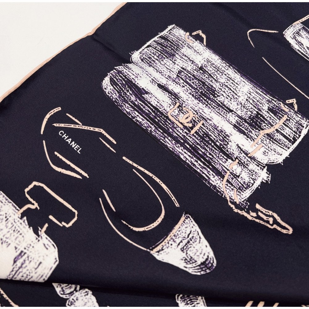 Chanel 100% silk 90cm square scarf!  