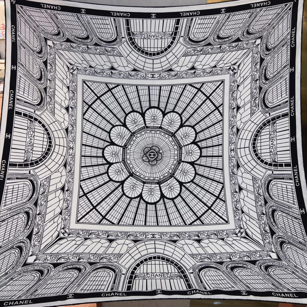 Chanel 100% silk 90cm square scarf!  