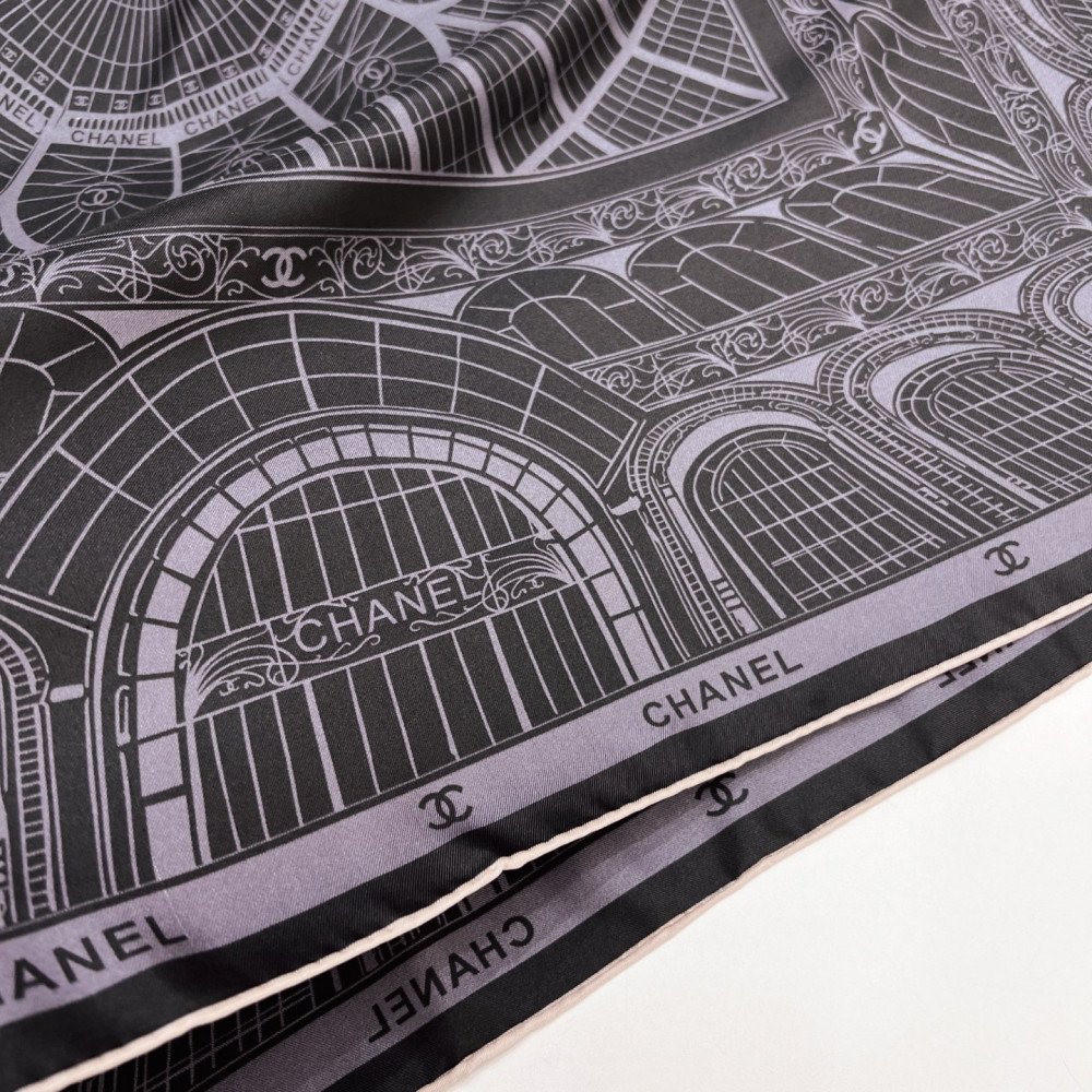 Chanel 100% silk 90cm square scarf!  