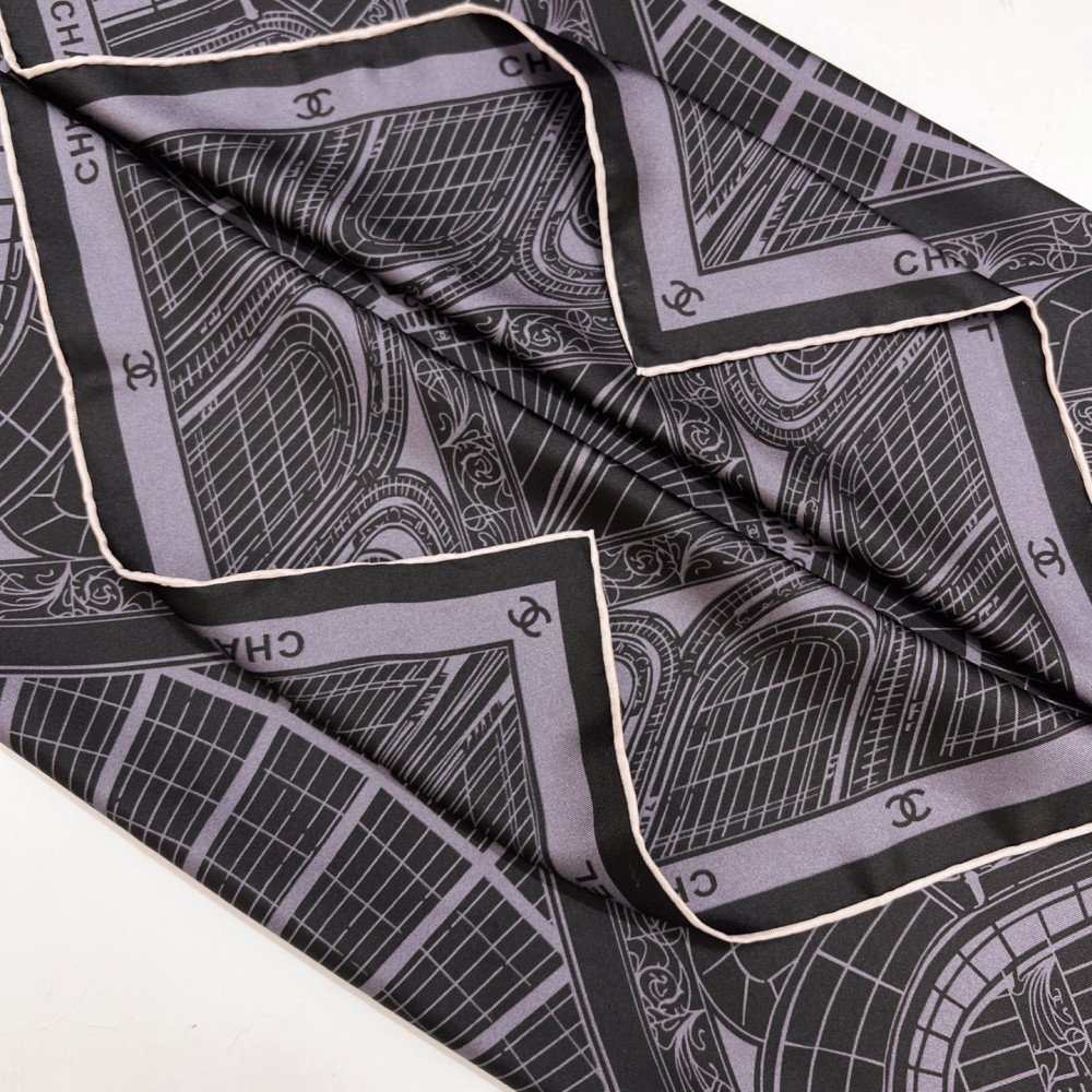 Chanel 100% silk 90cm square scarf!  