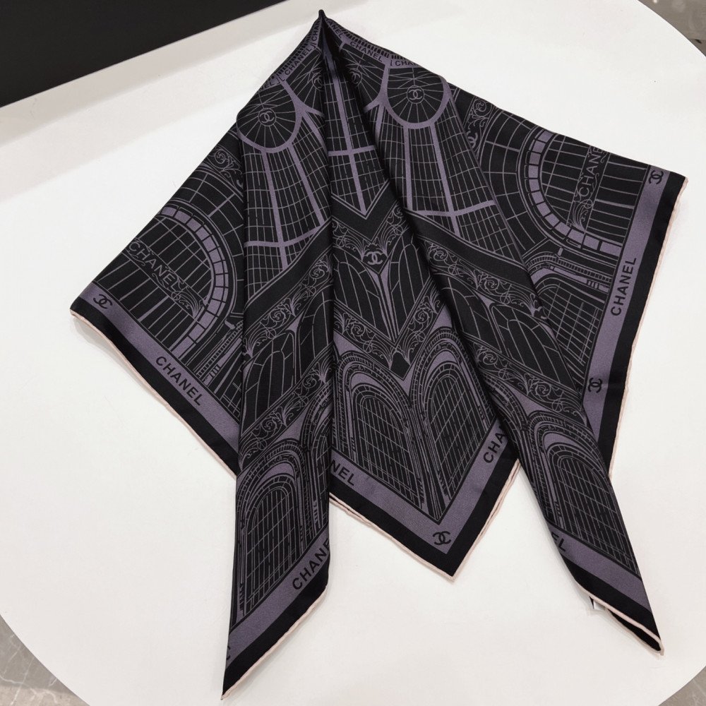 Chanel 100% silk 90cm square scarf!  