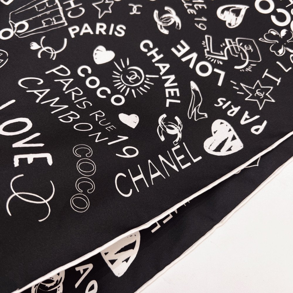 Chanel 100% silk 90cm square scarf! Chanel 100% silk 90cm square scarf!