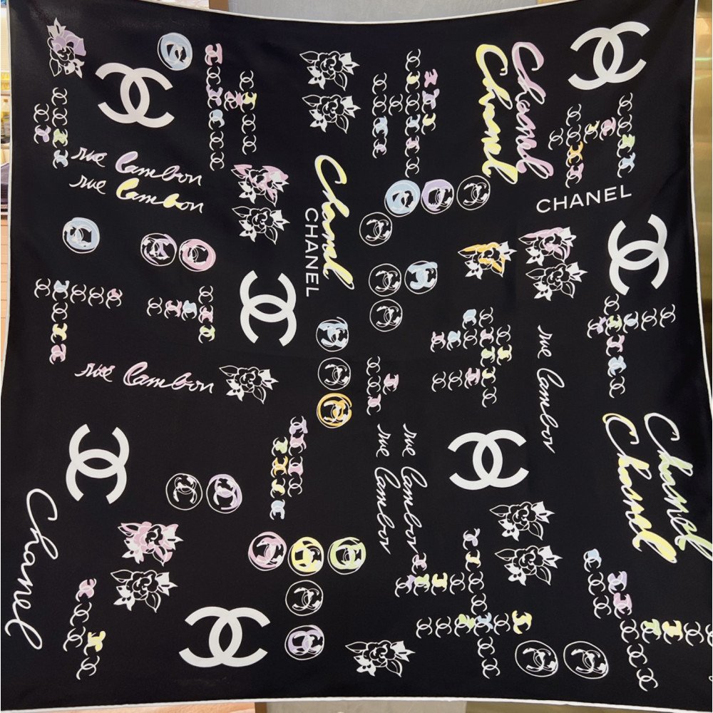Chanel 100% silk 90cm square scarf!  