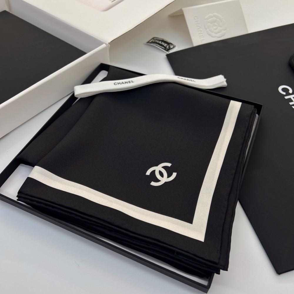 Chanel 100% silk 90cm square scarf!  