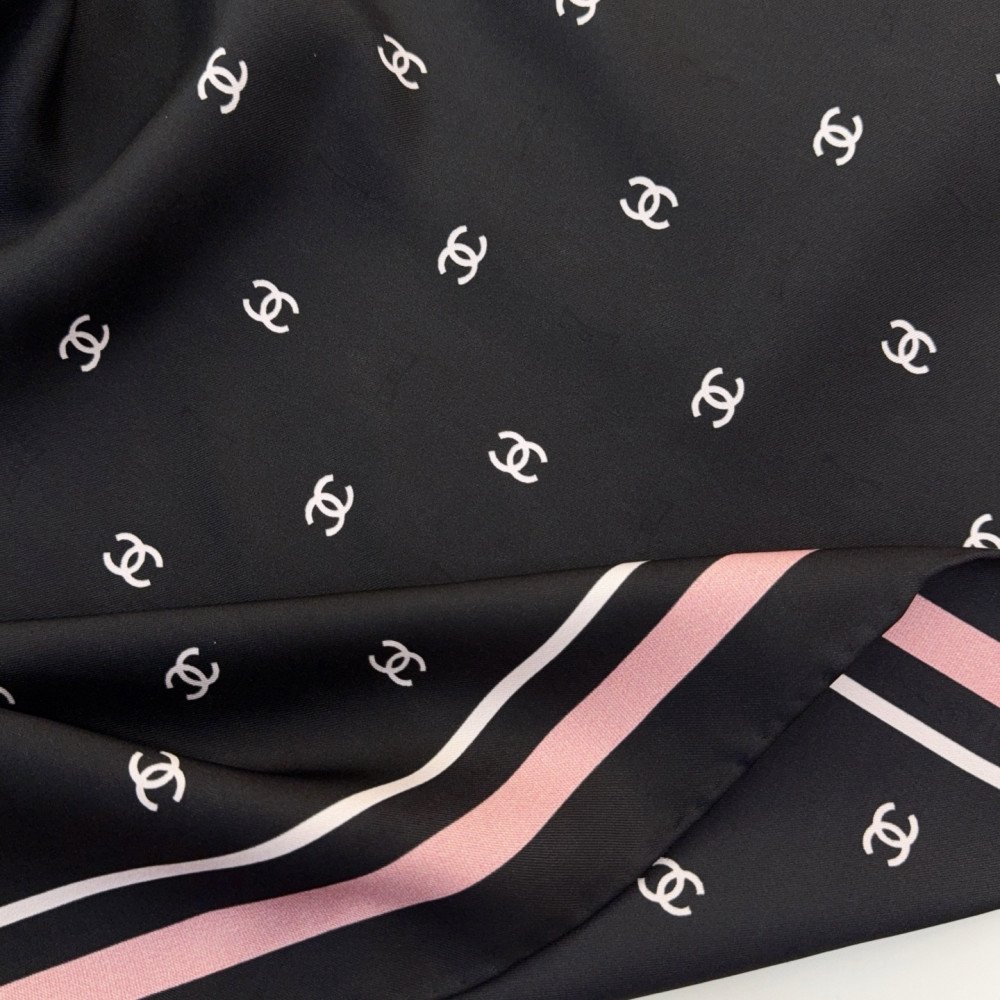 Chanel 100% silk 90cm square scarf!  