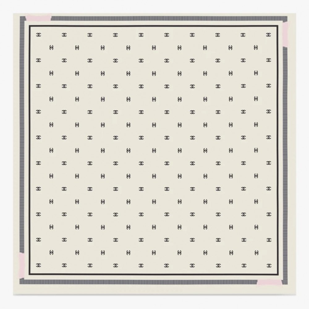 Chanel 100% silk 90cm square scarf!  