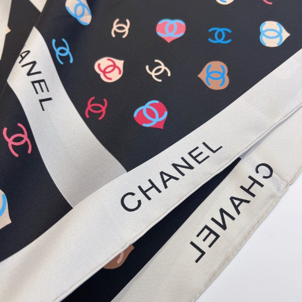Chanel 100% silk 90cm square scarf!  