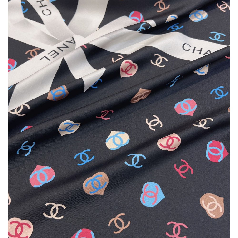 Chanel 100% silk 90cm square scarf!  