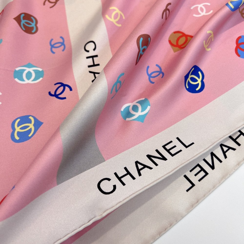 Chanel 100% silk 90cm square scarf! Chanel 100% silk 90cm square scarf!