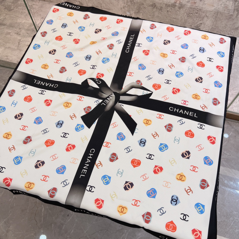 Chanel 100% silk 90cm square scarf!  