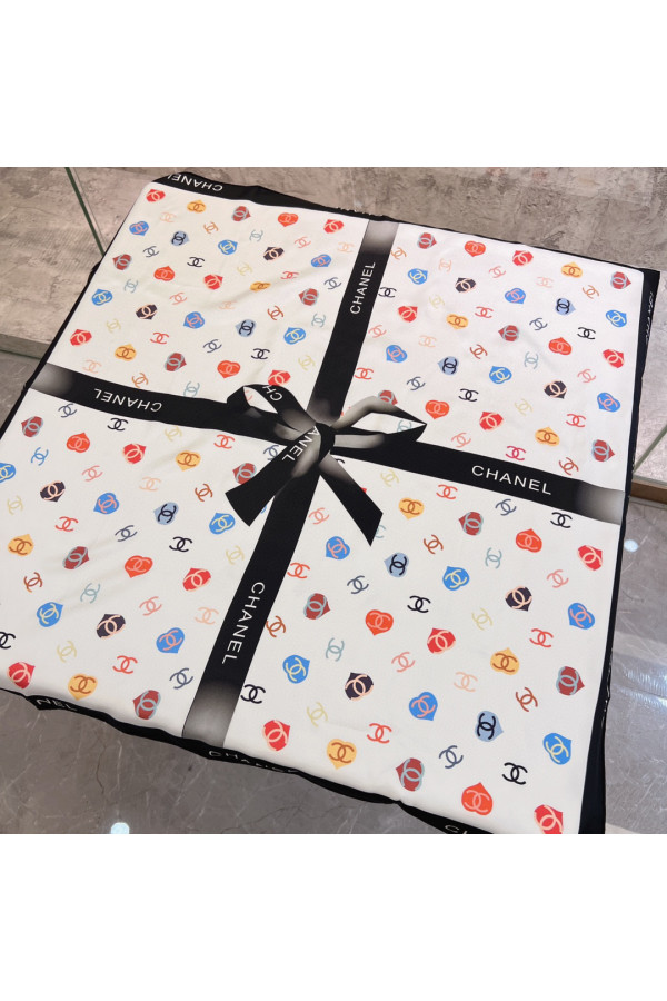 Chanel 100% silk 90cm square scarf!  