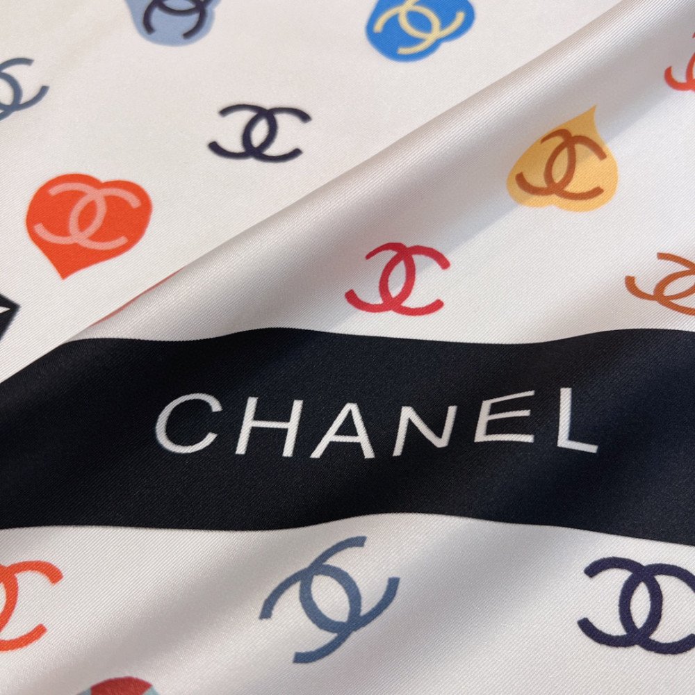 Chanel 100% silk 90cm square scarf!  