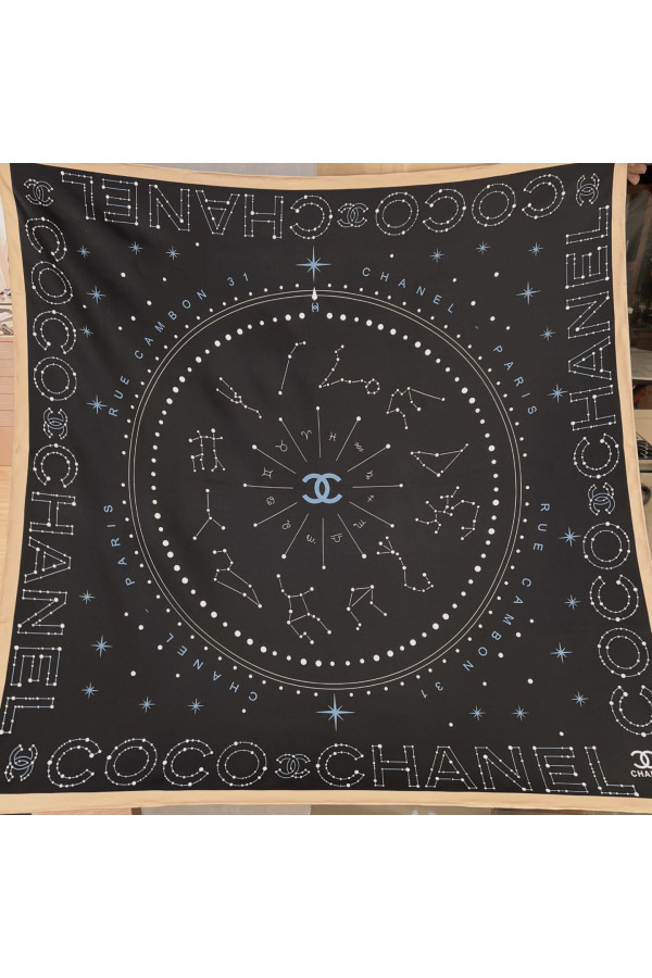 Chanel 100% silk 90cm square scarf!  