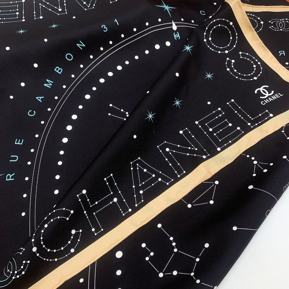 Chanel 100% silk 90cm square scarf!  