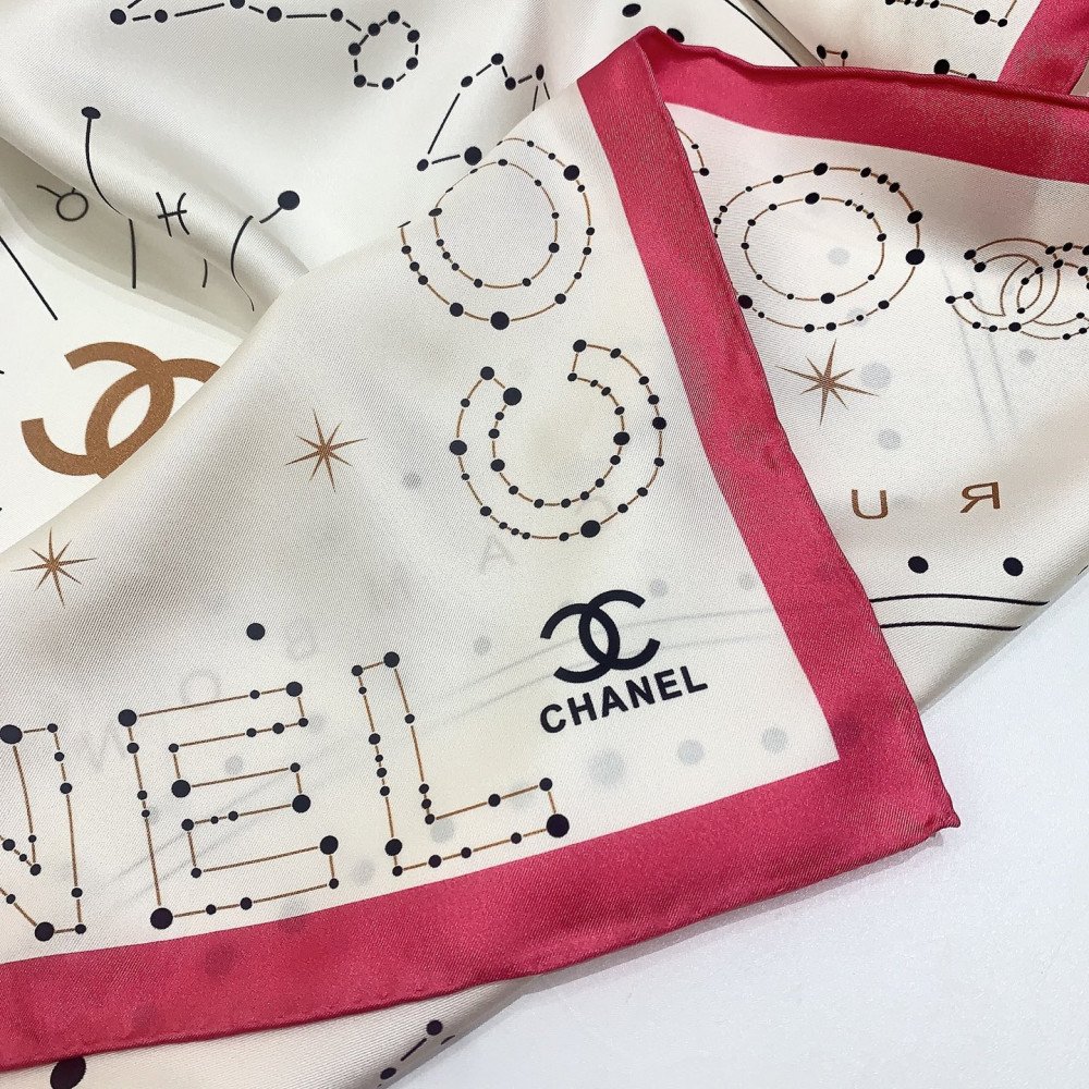 Chanel 100% silk 90cm square scarf!  