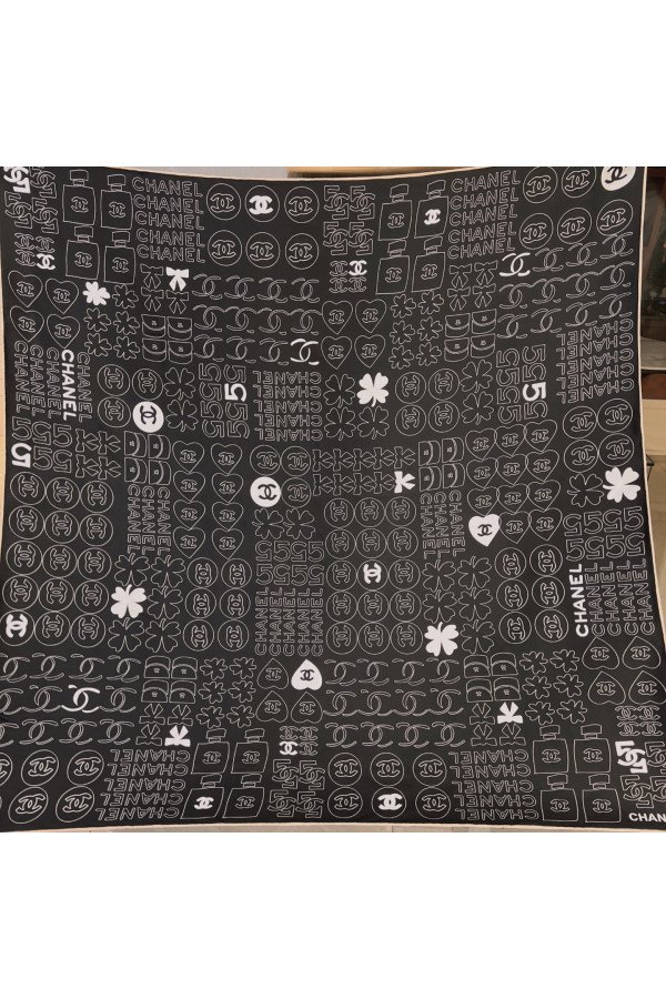 Chanel 100% silk 90cm square scarf!  