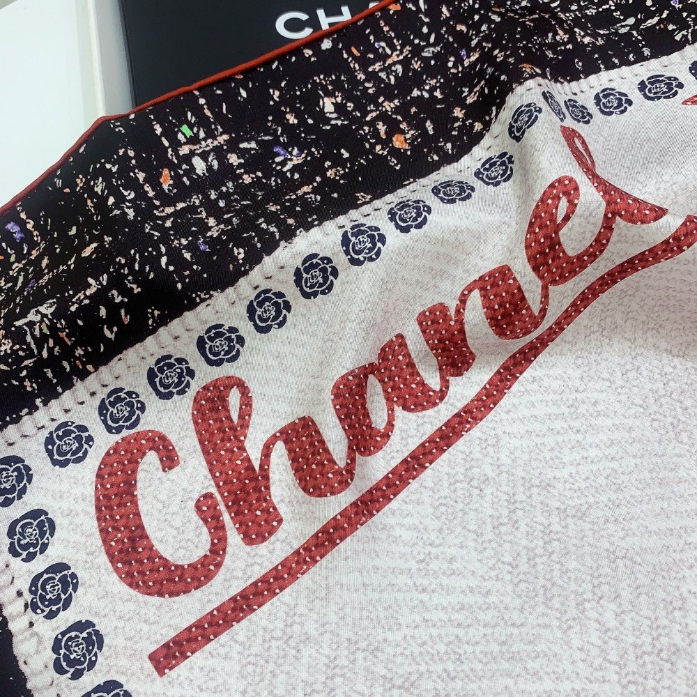 Chanel 100% silk 90cm square scarf!  