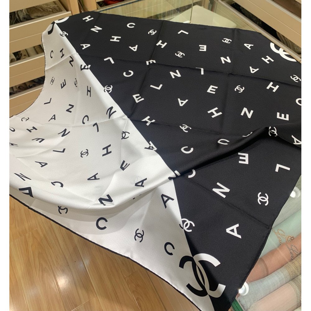 Chanel 100% silk 90cm square scarf!  