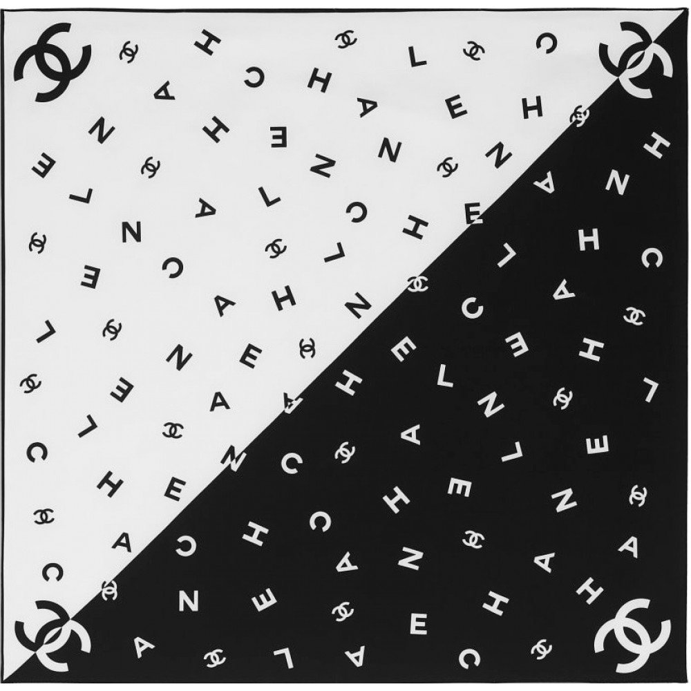 Chanel 100% silk 90cm square scarf!  
