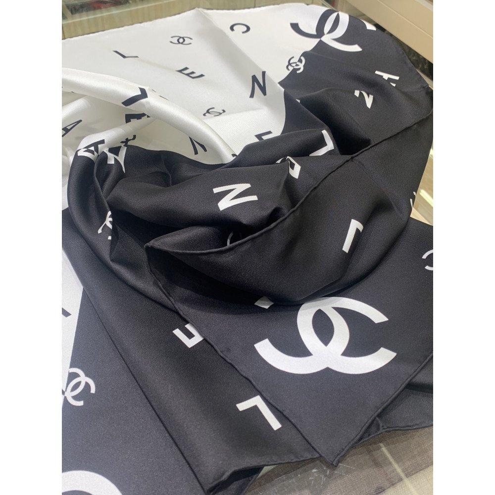 Chanel 100% silk 90cm square scarf!  
