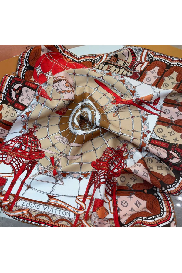 Louis Vuitton 100% Mulberry Silk 90cm Scarf!  