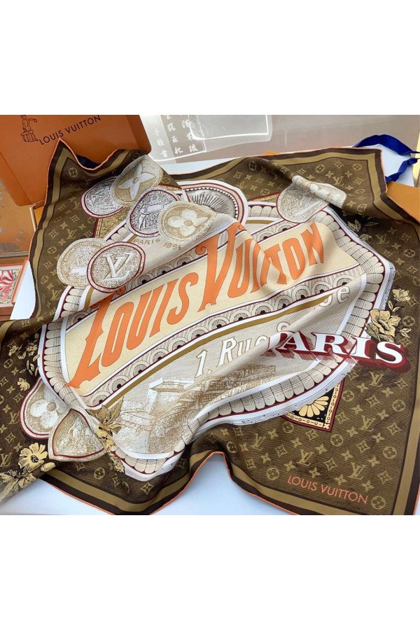 Louis Vuitton 100% Mulberry Silk 90cm Scarf!  