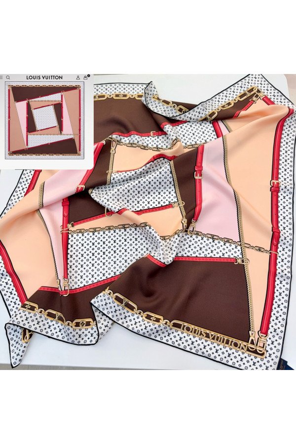 Louis Vuitton 100% Mulberry Silk 90cm Scarf!  