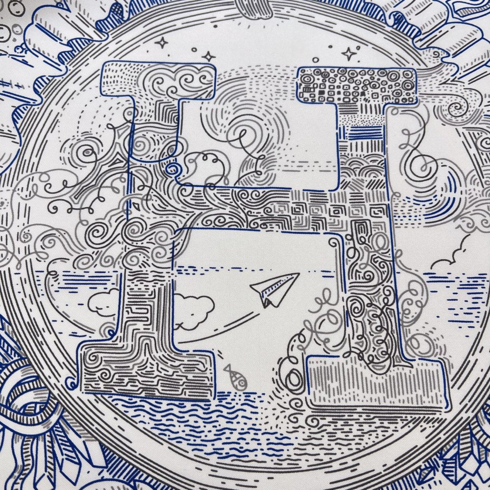 Hermès 90cm 100% Pure Silk Square Scarf! Hermès 90cm 100% Pure Silk Square Scarf!