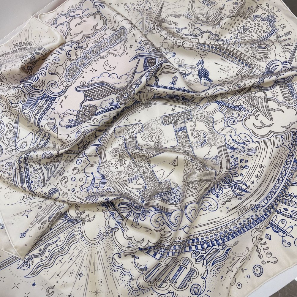 Hermès 90cm 100% Pure Silk Square Scarf! Hermès 90cm 100% Pure Silk Square Scarf!