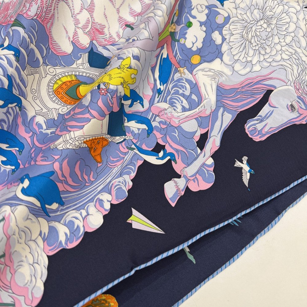 Hermès 90cm 100% Pure Silk Square Scarf!